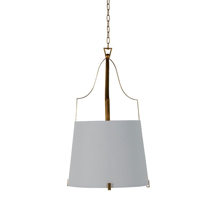 Gabby - SCH-166000 - Two Light Pendant - Arbella - Vintage Gold|White Linen