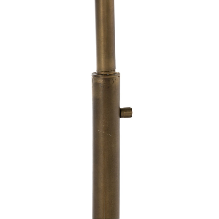 Gabby - SCH-175006 - One Light Floor Lamp - Caesar - Brushed Brass|Feather White Linen