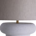 Gabby - SCH-175060 - One Light Table Lamp - Claudius - Plaster White|Smokey Grey Linen