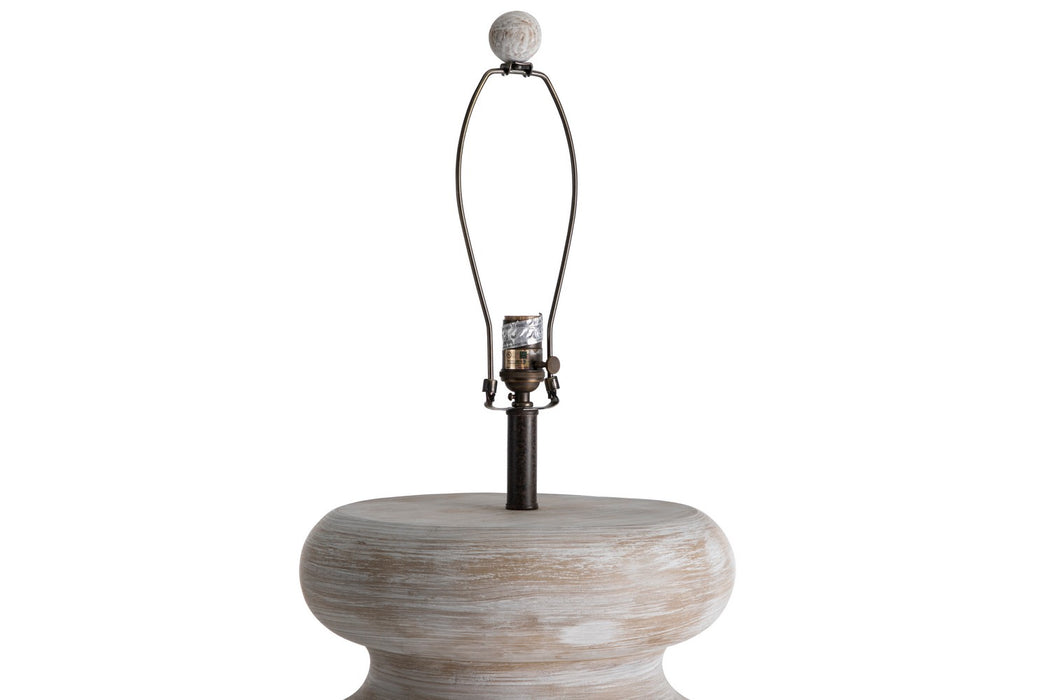 Gabby - SCH-175113 - One Light Table Lamp - Claudius - Light Washed Wood|Venetian Rust