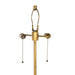 Gabby - SCH-175016 - Two Light Floor Lamp - Fari - Textured Brass|White Cotton