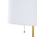 Gabby - SCH-175016 - Two Light Floor Lamp - Fari - Textured Brass|White Cotton