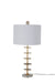Gabby - SCH-165055 - One Light Table Lamp - Gianna - Vintage Gold|Natural Agate|White Linen Fabric