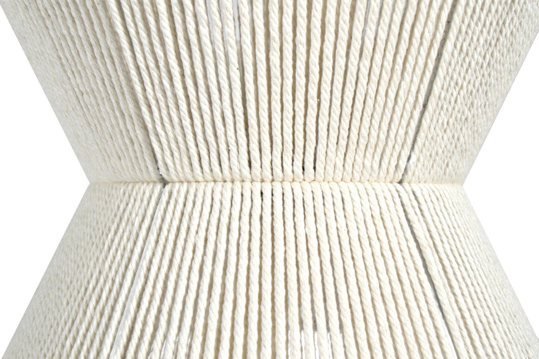 Gabby - SCH-158370 - One Light Pendant - Gordon - White Cotton Rope|Rust