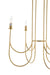 Gabby - SCH-175019 - Four Light Chandelier - Granville - Brass|Matte Frosted Glass