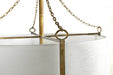 Gabby - SCH-158360 - Three Light Pendant - Ivan - Antique Gold|White Linen|White Acrylic Diffuser
