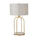 Gabby - SCH-169085 - One Light Table Lamp - Joan - Brass|White Linen