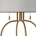 Gabby - SCH-169085 - One Light Table Lamp - Joan - Brass|White Linen