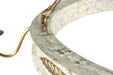 Gabby - SCH-158375 - Eight Light Chandelier - Kayleigh - Antiqued White|Antique Gold Leaf