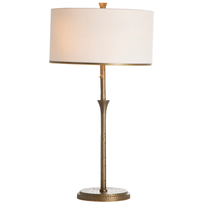 Gabby - SCH-175084 - Two Light Table Lamp - Kent - Feather White Linen|Cast Brushed Silver