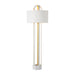 Gabby - SCH-169095 - One Light Floor Lamp - Krista - Coral White|Vintage Gold|White Linen