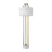 Gabby - SCH-169095 - One Light Floor Lamp - Krista - Coral White|Vintage Gold|White Linen