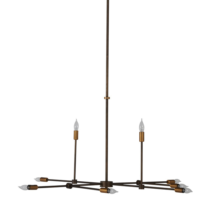 Gabby - SCH-166025 - Eight Light Chandelier - Lanier - Antique Brass|Matte Bronze