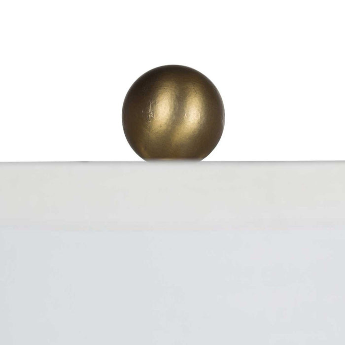 Gabby - SCH-159080 - One Light Table Lamp - Luca - Blue & White Painted Ceramic/Antique Brass