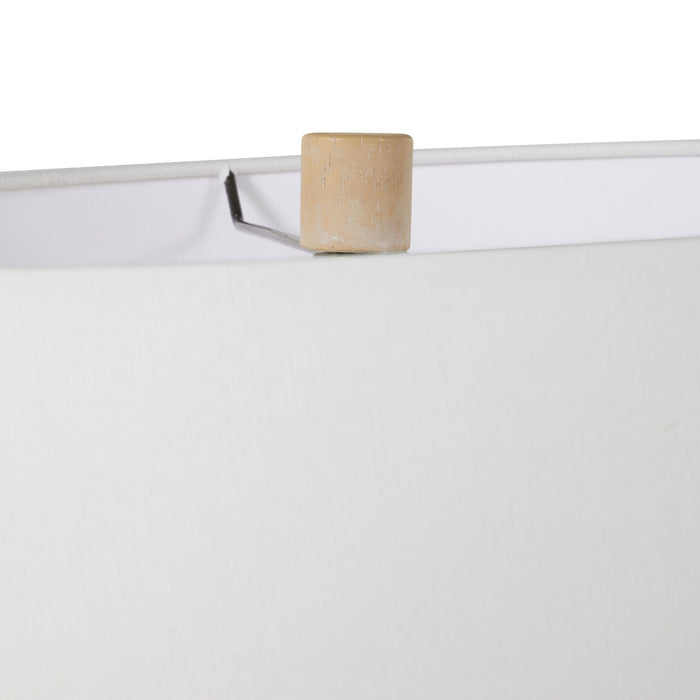 Gabby - SCH-170020 - One Light Table Lamp - Maddox - Plaster White/Feather White Linen