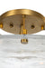Gabby - SCH-170500 - Four Light Flush Mount - Madison - Stained Gold|Cast Glass