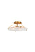 Gabby - SCH-170500 - Four Light Flush Mount - Madison - Stained Gold|Cast Glass