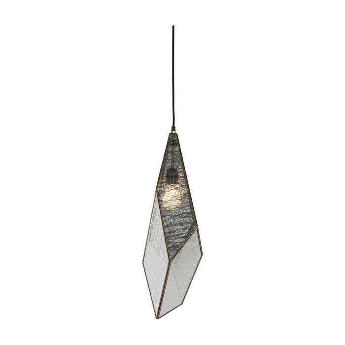 Gabby - SCH-170355 - One Light Pendant - Mara - Antique Brushed Brass|Silver Mercury Glass