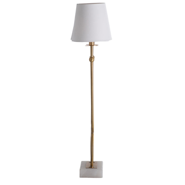 Gabby - SCH-175091 - Two Light Table Lamp - Mayfield - Matte Antique Brass|Feather White Linen|Natural Alabaster