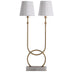 Gabby - SCH-175091 - Two Light Table Lamp - Mayfield - Matte Antique Brass|Feather White Linen|Natural Alabaster