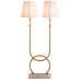 Gabby - SCH-175091 - Two Light Table Lamp - Mayfield - Matte Antique Brass|Feather White Linen|Natural Alabaster