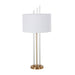 Gabby - SCH-167005 - One Light Table Lamp - Merna - Antique Brass|White Linen