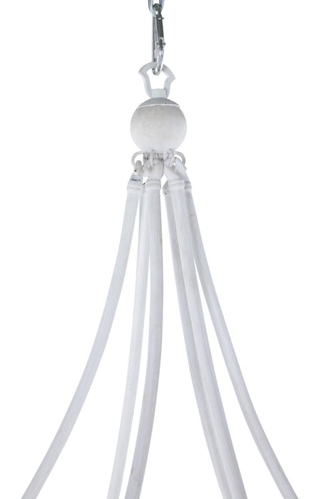 Gabby - SCH-170050 - Six Light Chandelier - Nakita - Plaster White|Coral White