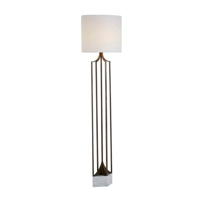 Gabby - SCH-168050 - One Light Floor Lamp - Ollie - Brushed Copper|Sea Salt Linen