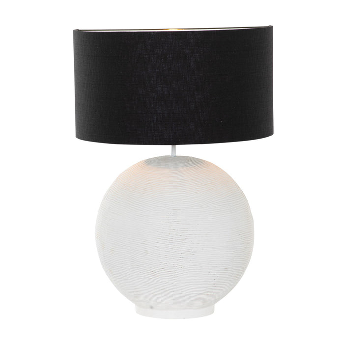 Gabby - SCH-170540 - One Light Table Lamp - Orion - Textured Black Linen|Plaster Black|Brass