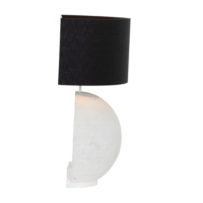 Gabby - SCH-170540 - One Light Table Lamp - Orion - Textured Black Linen|Plaster Black|Brass