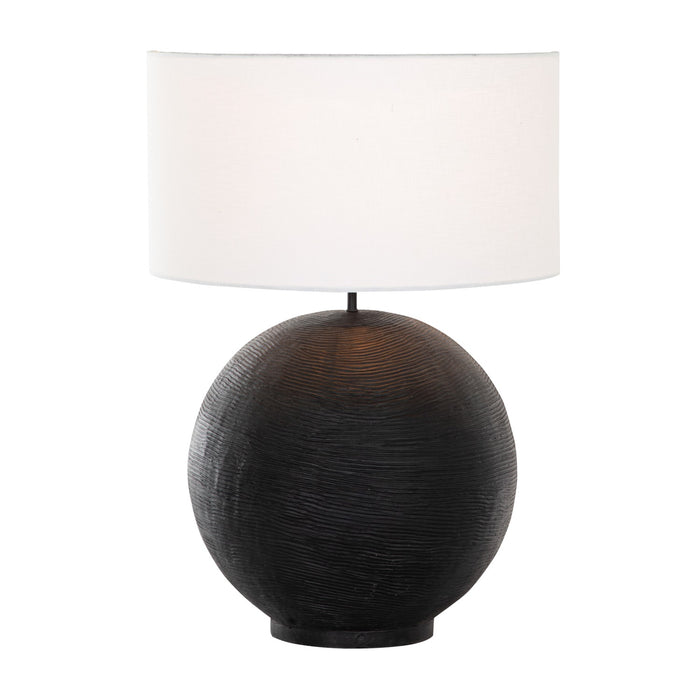 Gabby - SCH-170535 - One Light Table Lamp - Orion - Textured Linen Plaster White Brass