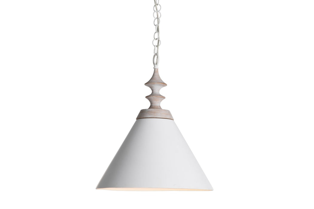 Gabby - SCH-175106 - One Light Pendant - Tovah - Natural Whitewashed Wood|Matte White