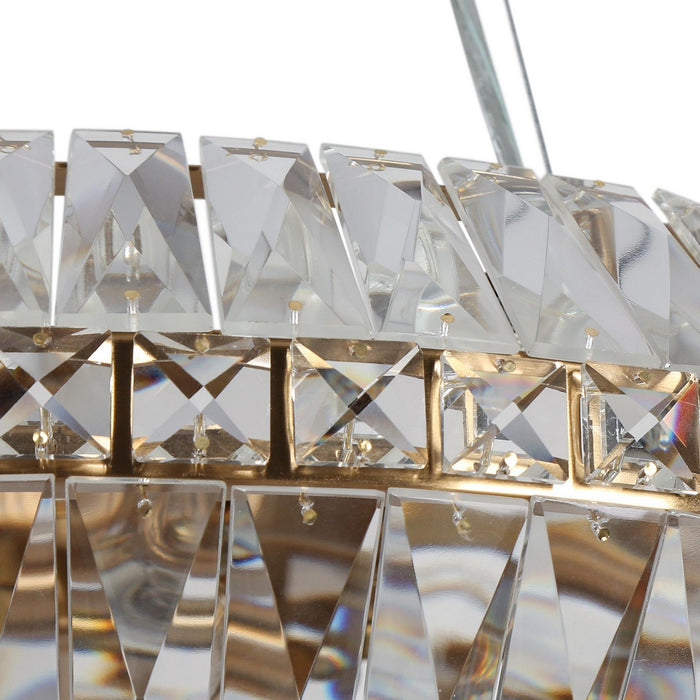 LNC - HA04999 - Ten Light Chandelier - Brass