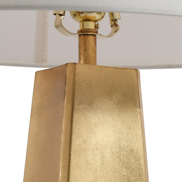 LNC - HA05020 - One Light Table Lamp - White / Goldleaf