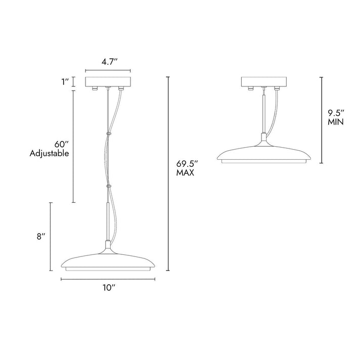 LNC - HA05054 - LED Pendant - Brass