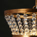 LNC - HA05072 - Three Light Chandelier - Vintage Goldleaf