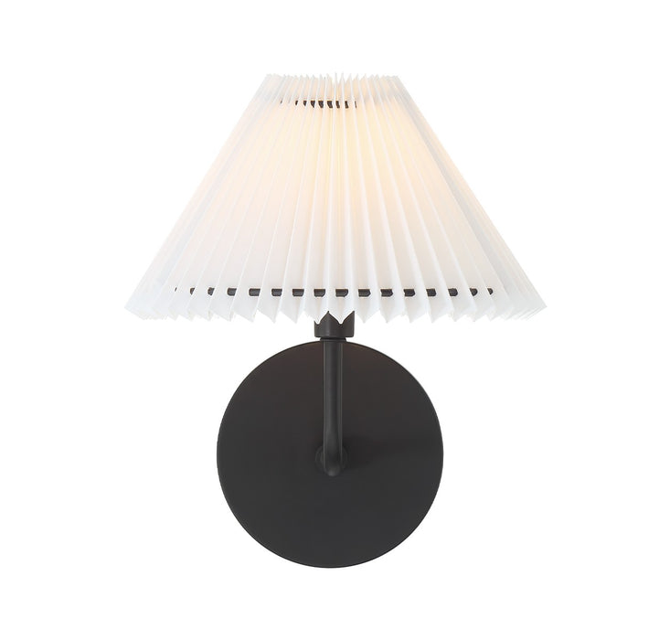 Meridian - M90105MBK - One Light Wall Sconce - Matte Black