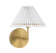 Meridian - M90105NB - One Light Wall Sconce - Natural Brass