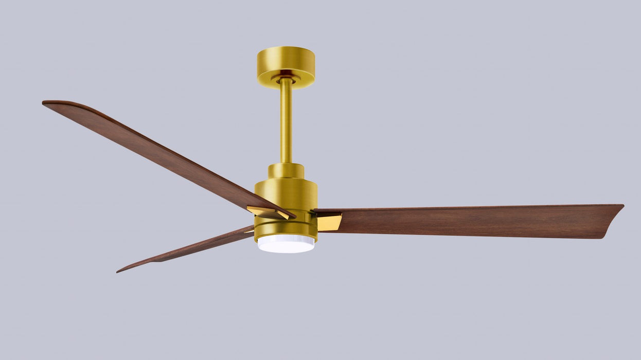 Matthews Fan Company - AKLK-BRBR-WN-56 - 56"Ceiling Fan - Alessandra - Textured Bronze