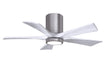 Matthews Fan Company - IR5HLK-BP-MWH-42 - 42"Ceiling Fan - Irene - Brushed Pewter