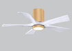 Matthews Fan Company - IR5HLK-LM-MWH-42 - 42"Ceiling Fan - Irene - Light Maple