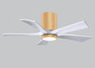 Matthews Fan Company - IR5HLK-LM-MWH-42 - 42"Ceiling Fan - Irene - Light Maple