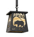 Meyda Tiffany - 263105 - One Light Mini Pendant - Bear At Dawn