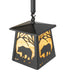 Meyda Tiffany - 263105 - One Light Mini Pendant - Bear At Dawn