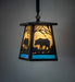 Meyda Tiffany - 263409 - One Light Mini Pendant - Bear At Dawn