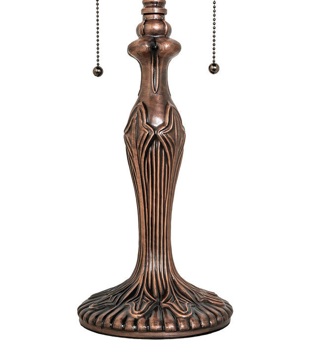 Meyda Tiffany - 266575 - Two Light Table Lamp - Diamond & Jewel - Mahogany Bronze