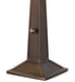 Meyda Tiffany - 29124 - One Light Table Base - Mission - Mahogany Bronze