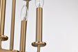 Nuvo Lighting - 60-7932 - Four Light Pendant - Emma - Burnished Brass