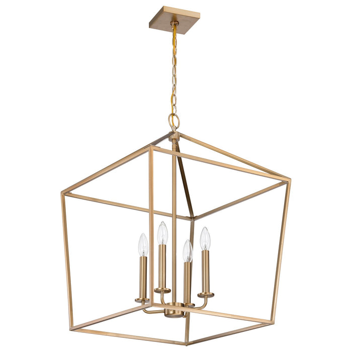 Nuvo Lighting - 60-7932 - Four Light Pendant - Emma - Burnished Brass