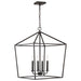 Nuvo Lighting - 60-7941 - Four Light Pendant - Emma - Matte Black